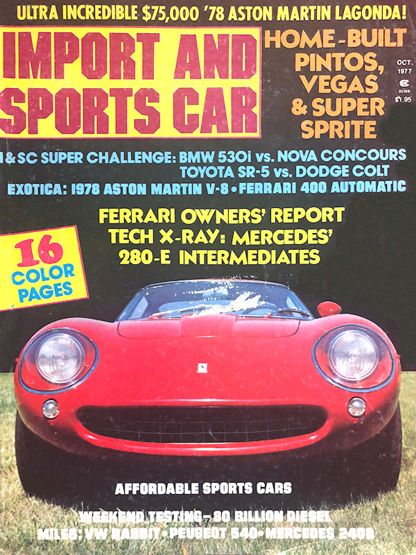 Oct October 1977 Import and Sports Car