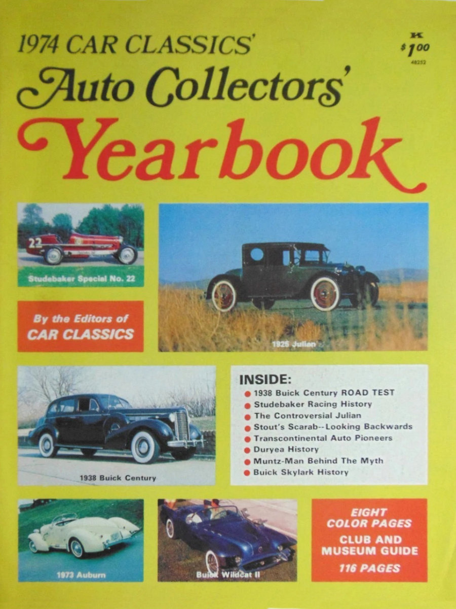 1974 Car Classics Yearbook