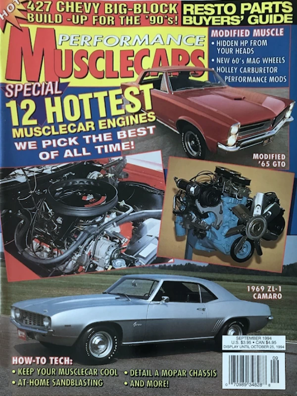 Sept September 1994 Performance Musclecars