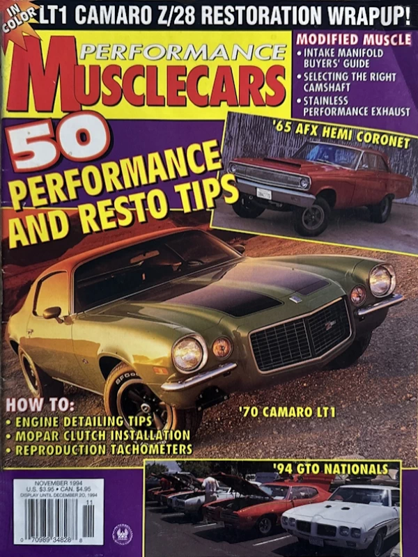 Nov November 1994 Performance Musclecars