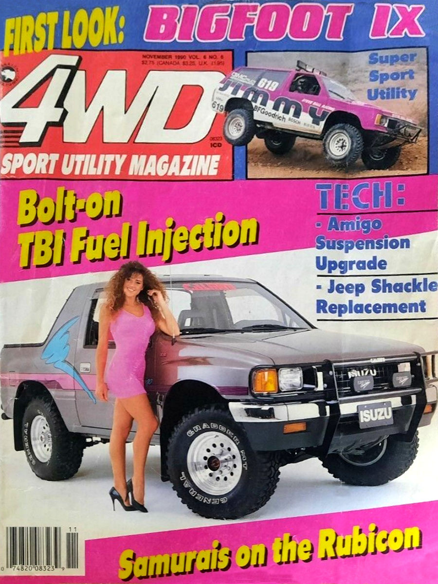 4WD Sport Utility Nov November 1990