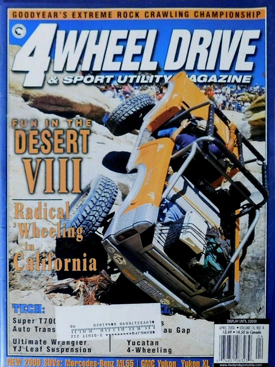 4-Wheel Sport Utility April 2000