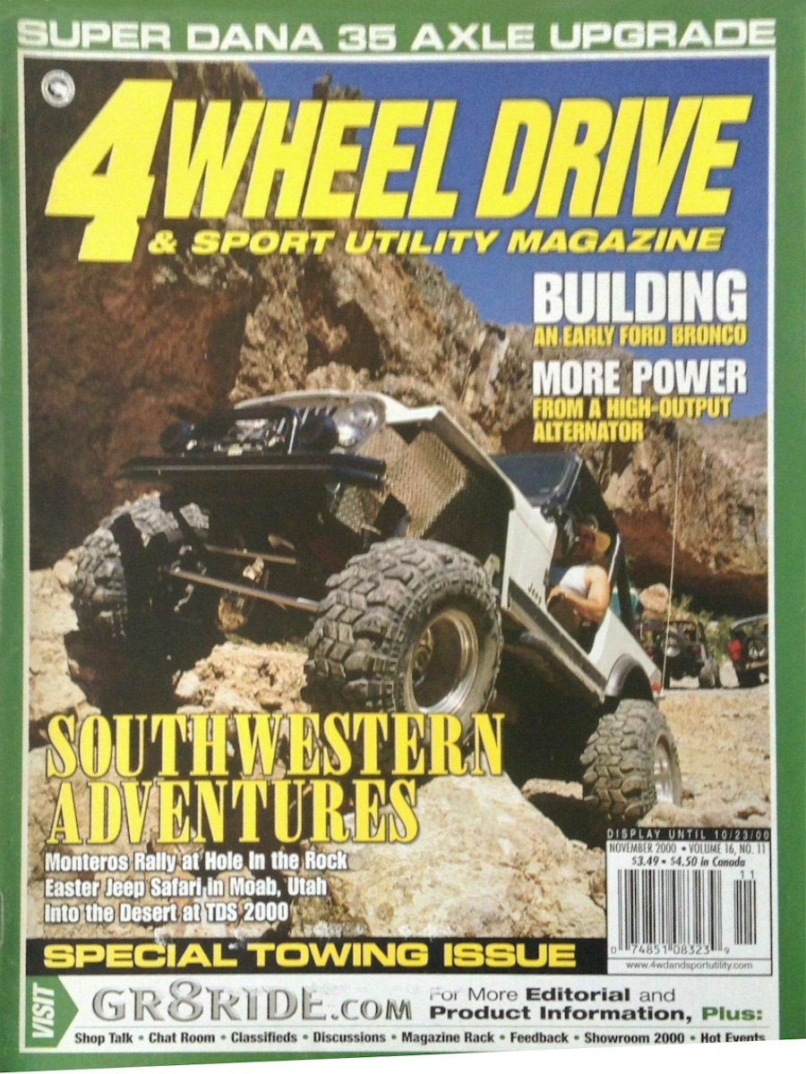 4-Wheel Sport Utility November 2000