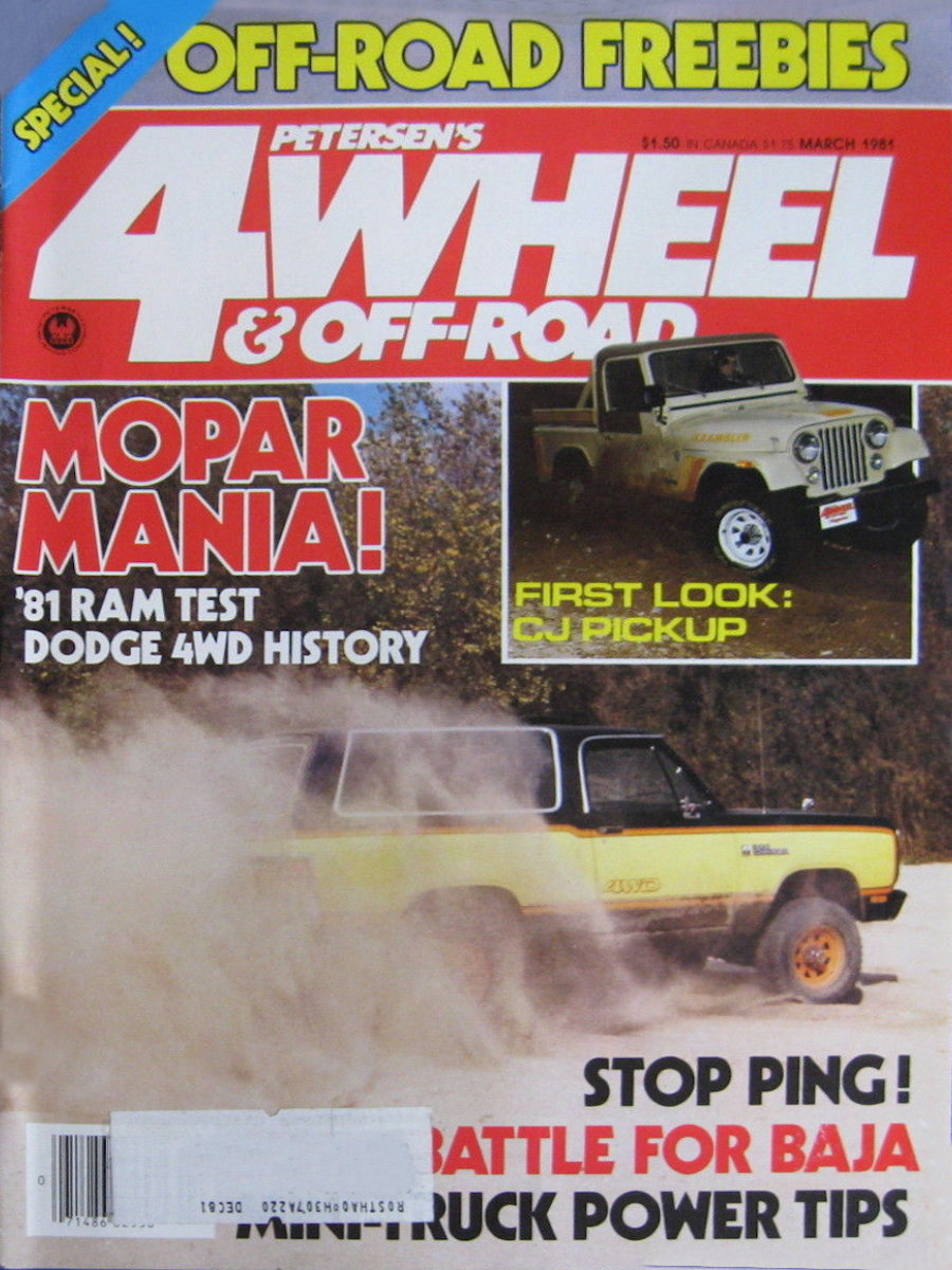 4-Wheel Off-Road Mar March 1981