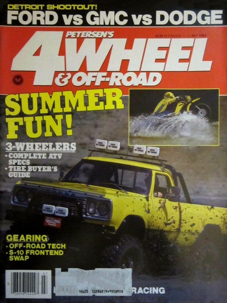 4-Wheel Off-Road July 1984
