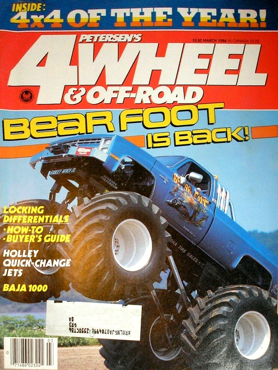 4-Wheel Off-Road March 1986