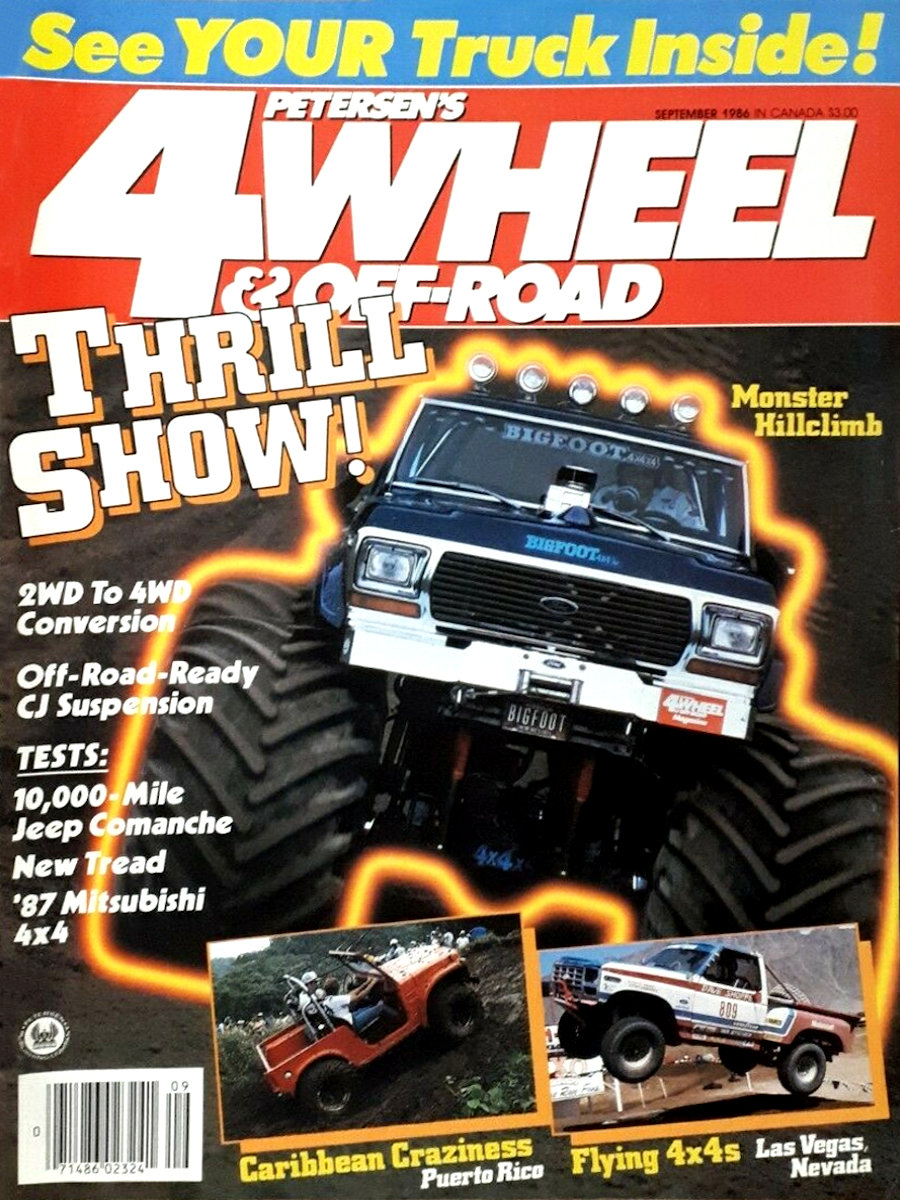 4-Wheel Off-Road September 1986