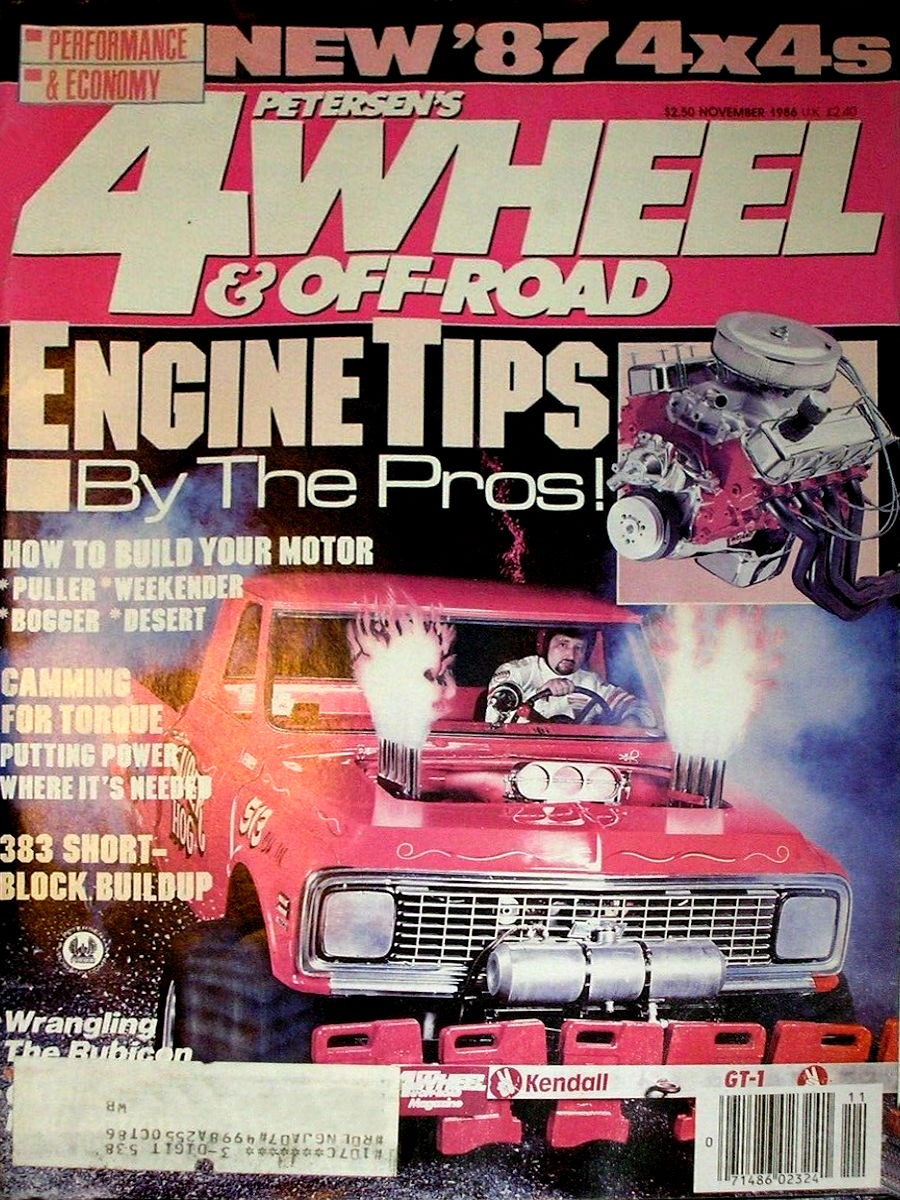 4-Wheel Off-Road November 1986