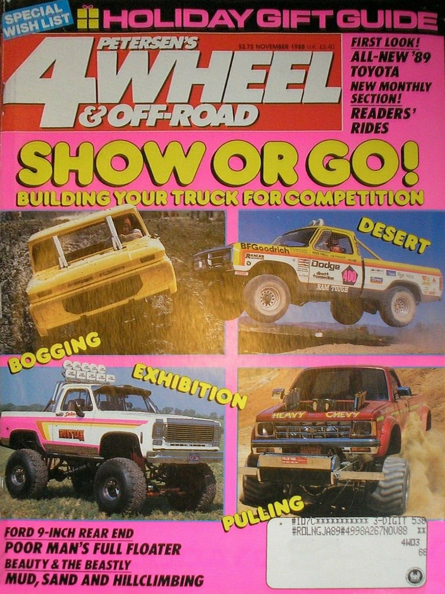 4-Wheel Off-Road November 1988