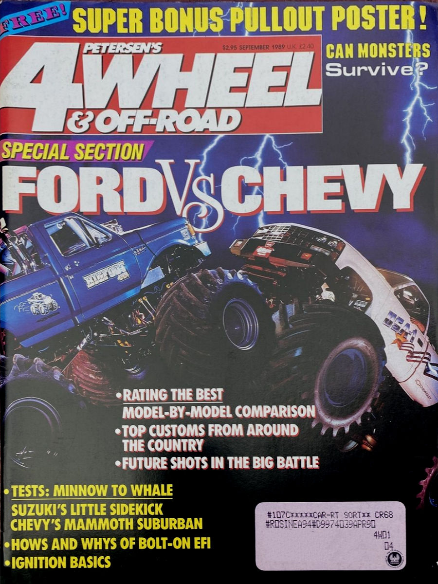 4-Wheel Off-Road September 1989