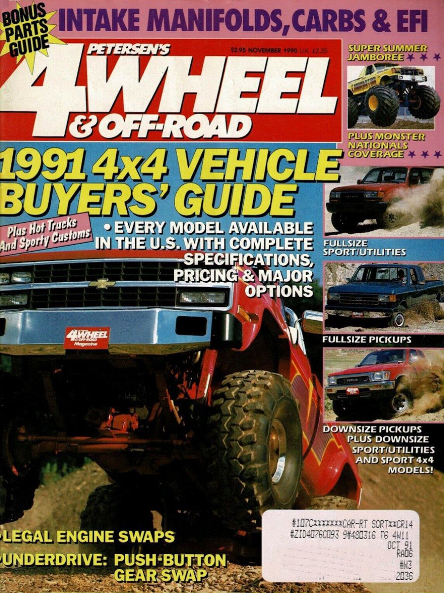 4-Wheel Off-Road November 1990