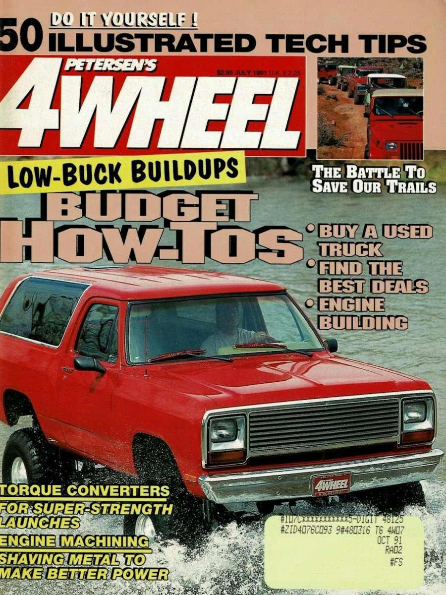 4-Wheel Off-Road July 1991