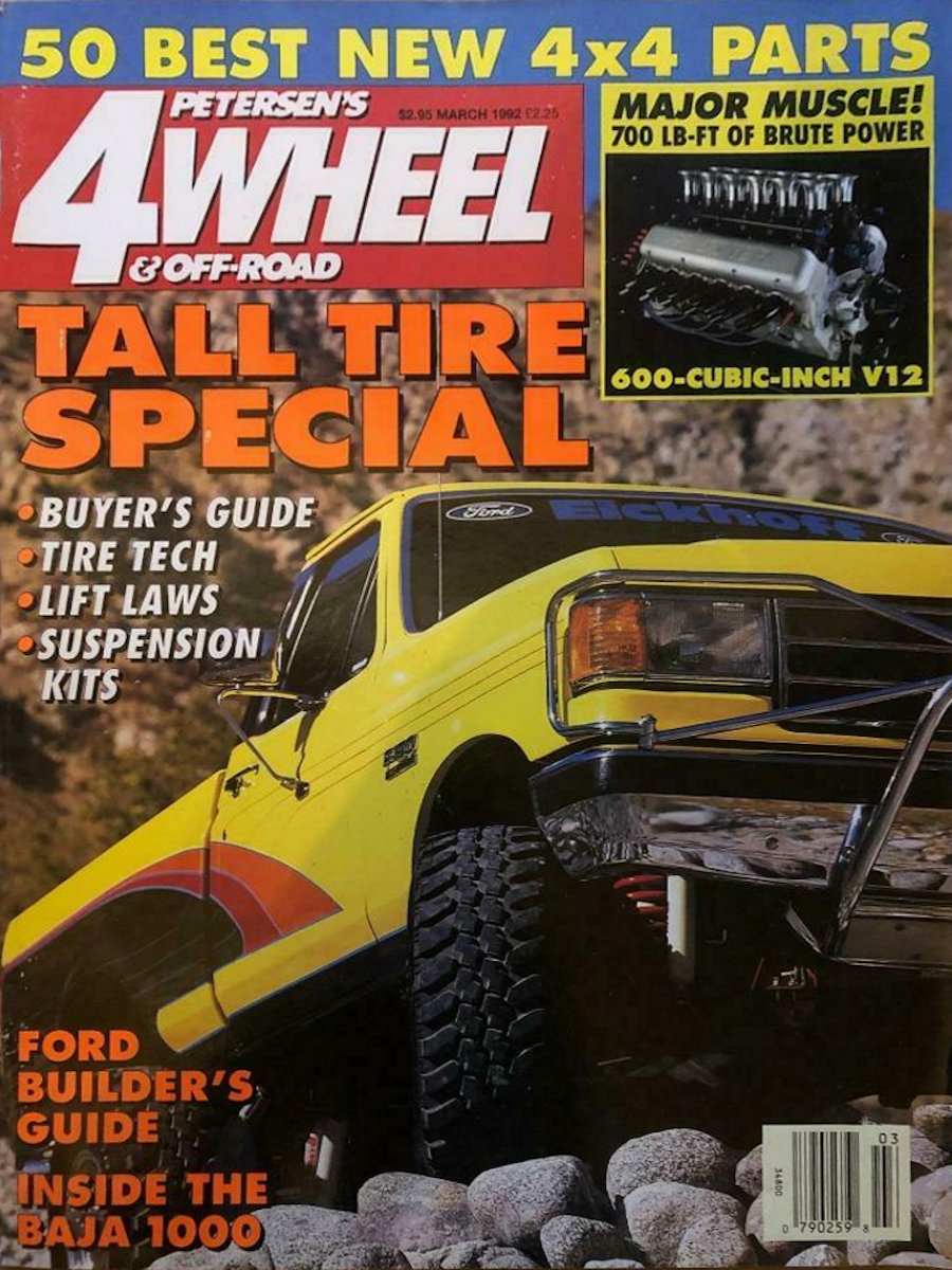 4-Wheel Off-Road March 1992
