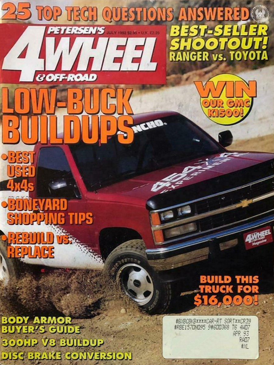 4-Wheel Off-Road July 1992
