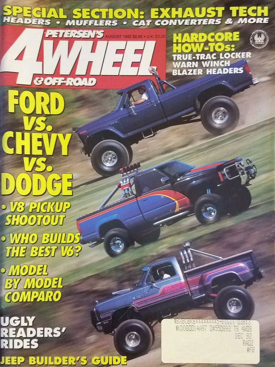 4-Wheel Off-Road August 1992