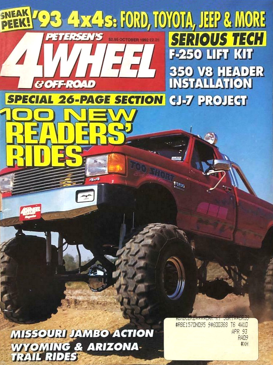4-Wheel Off-Road October 1992