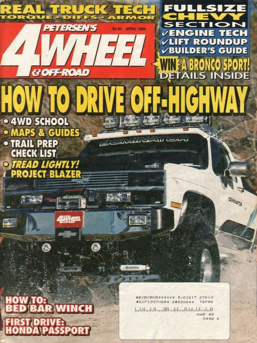 4-Wheel Off-Road April 1994