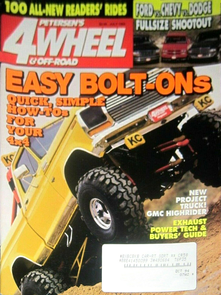 4-Wheel Off-Road July 1994
