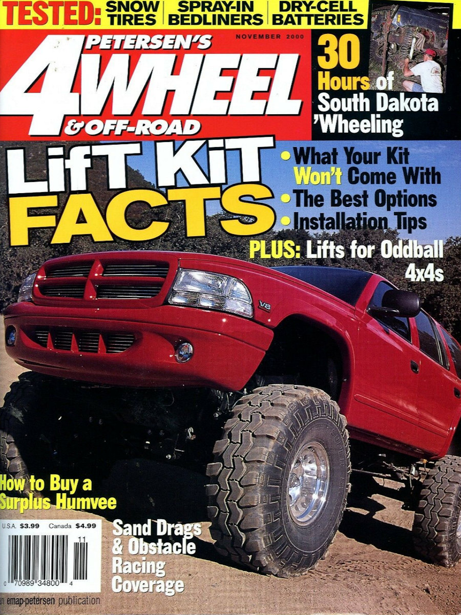 4-Wheel Off-Road November Nov 2000