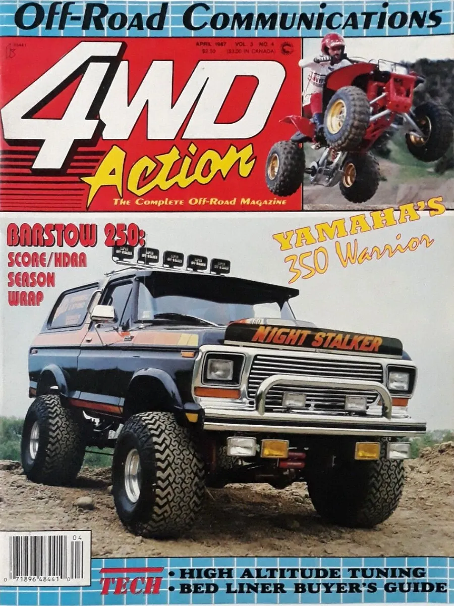 4WD Action Apr April 1987