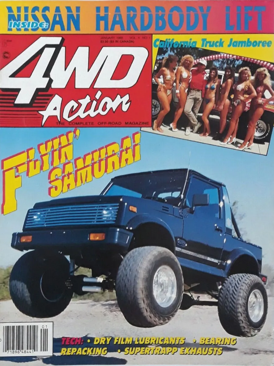 4WD Action Jan January 1988