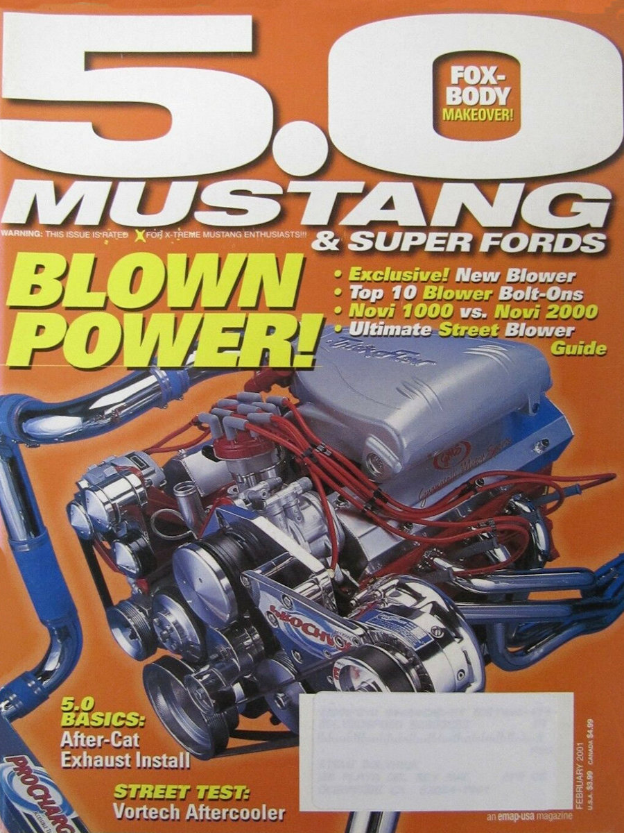 5.0 Mustang & Super Fords Feb February 2001 