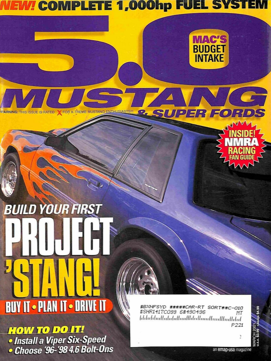 5.0 Mustang & Super Fords Mar March 2001
