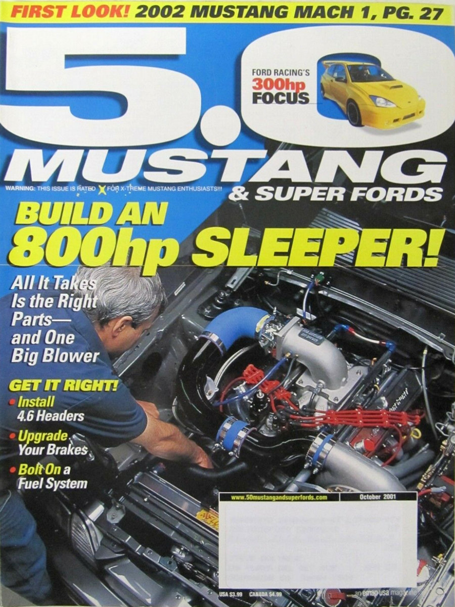 5.0 Mustang & Super Fords Oct October 2001