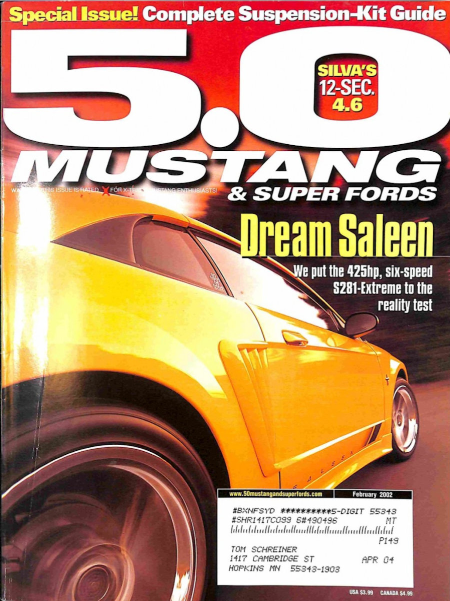 5.0 Mustang & Super Fords Feb February 2002 