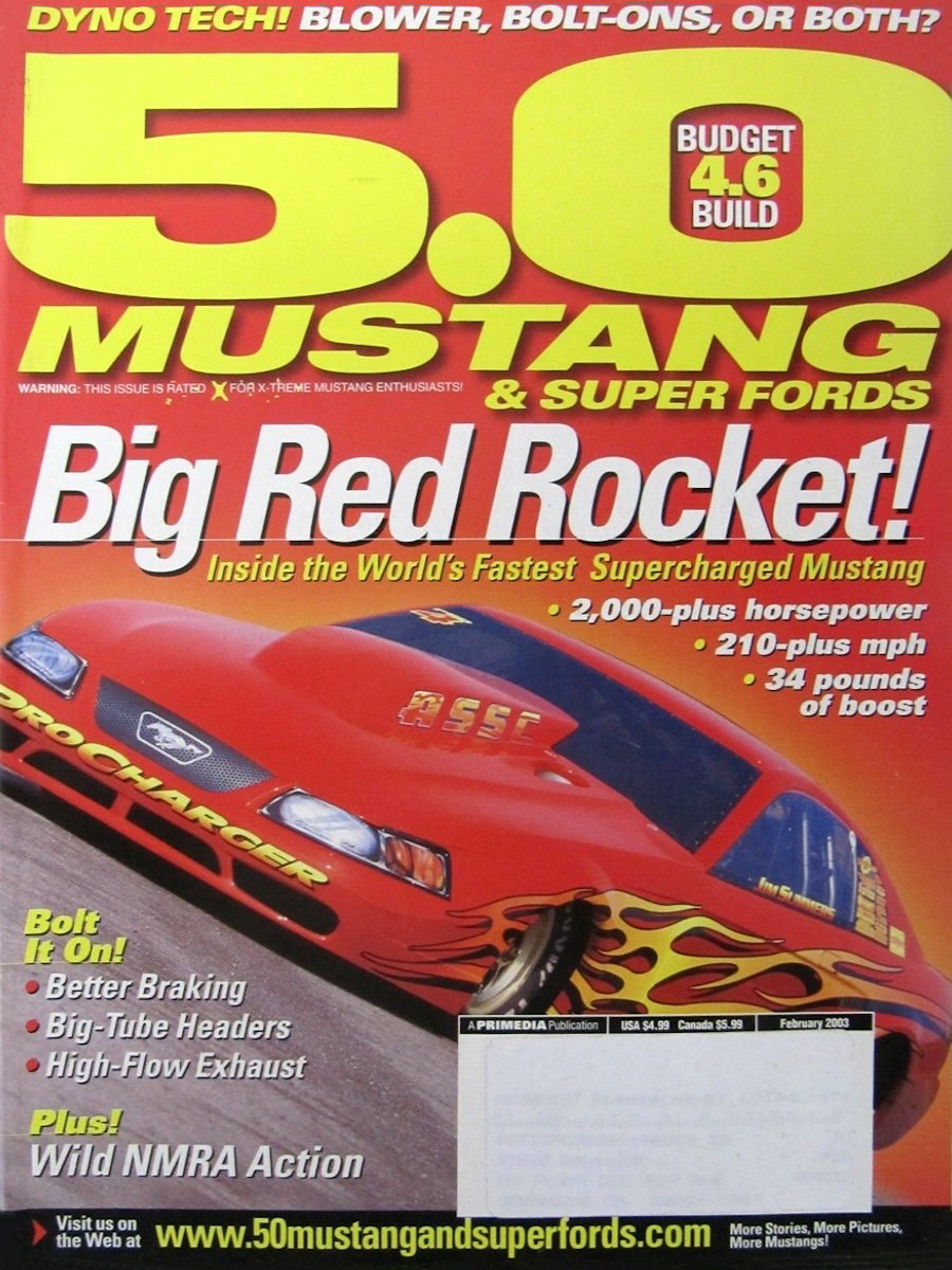 5.0 Mustang & Super Fords Feb February 2003