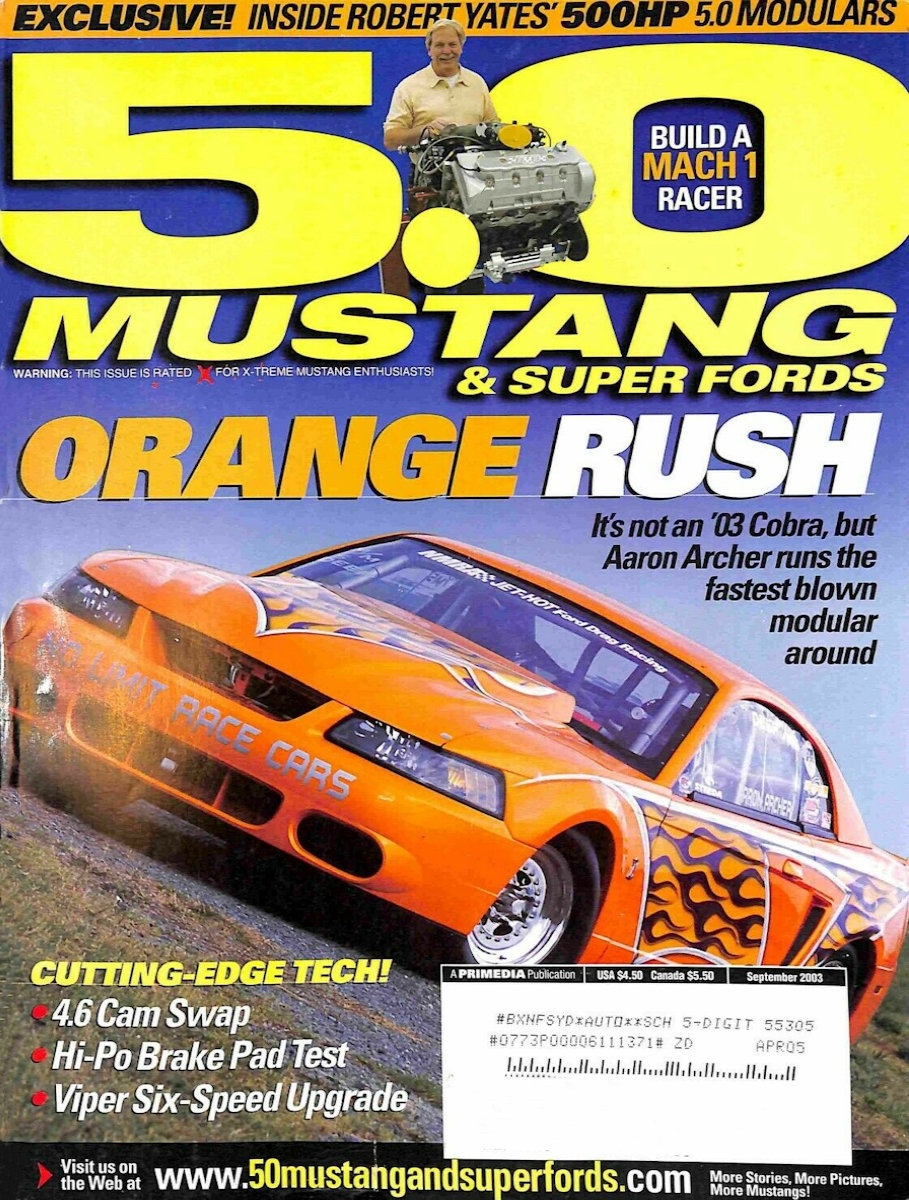 5.0 Mustang & Super Fords Sept September 2003