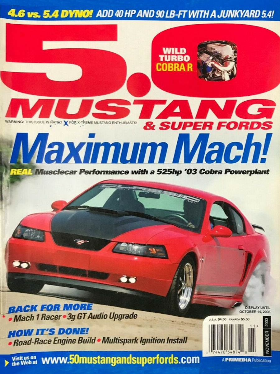 5.0 Mustang & Super Fords Nov November 2003