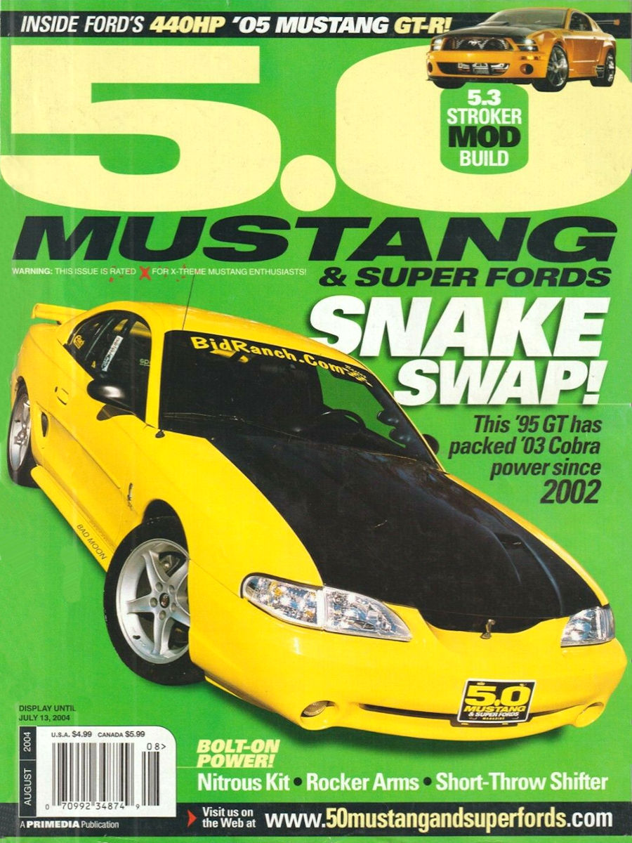 5.0 Mustang & Super Fords Aug August 2004