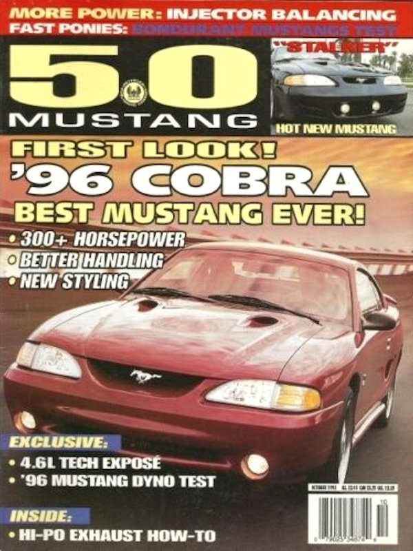 5.0 Mustang Oct October 1995 