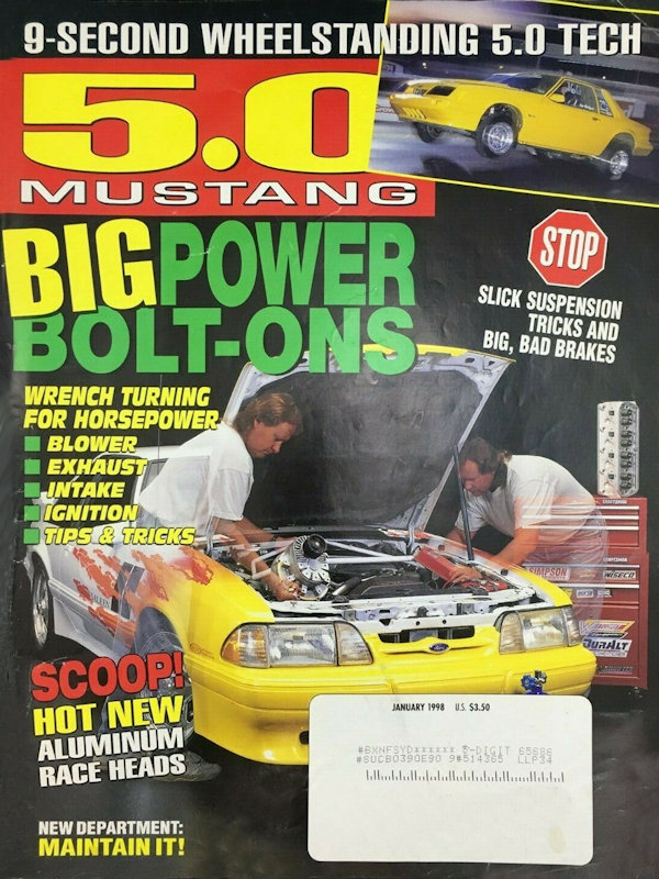 5.0 Mustang Jan January 1998 