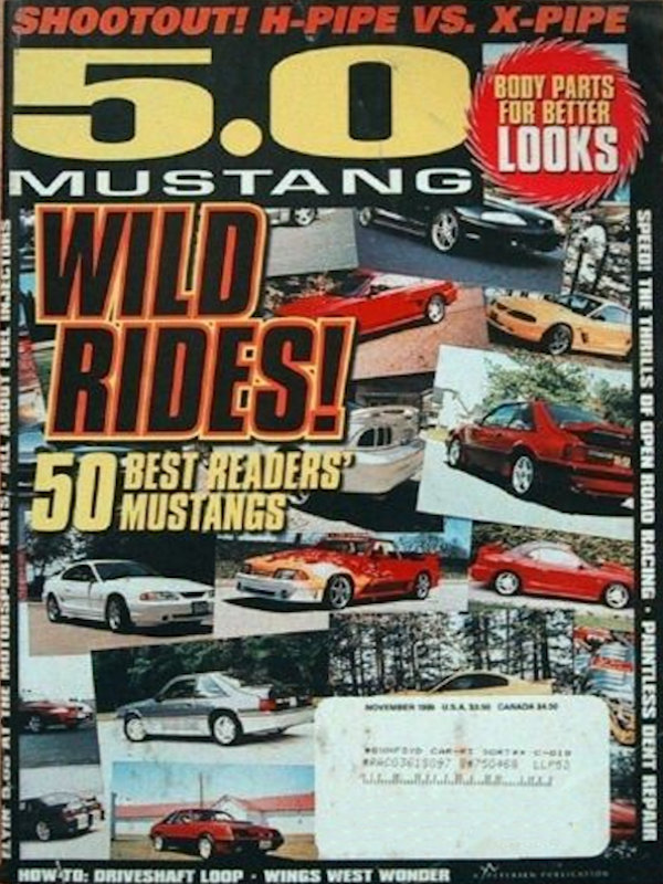 5.0 Mustang Nov November 1999 