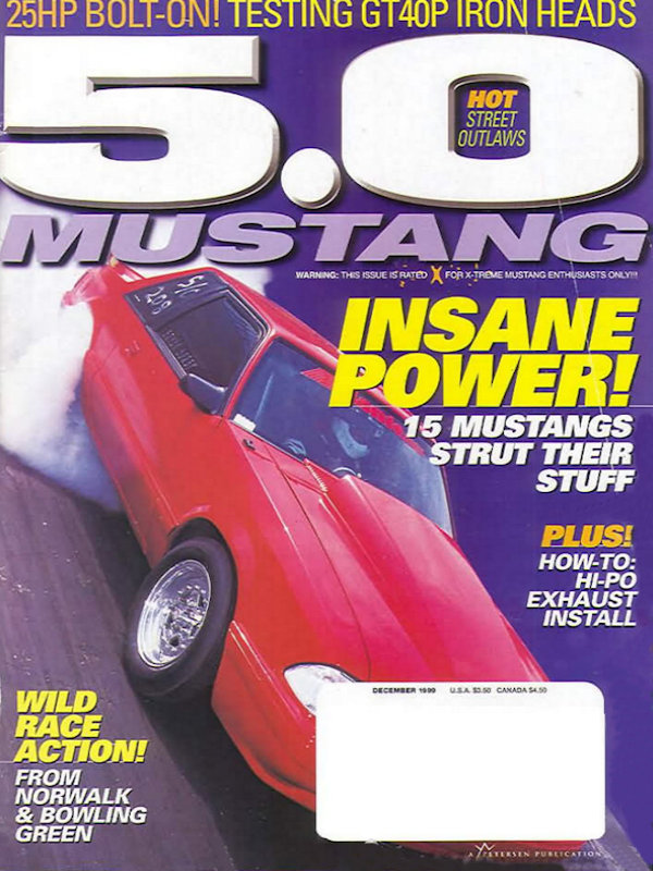 5.0 Mustang Dec December 1999 