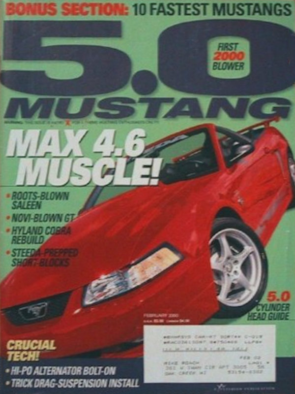 5.0 Mustang Feb February 2000 