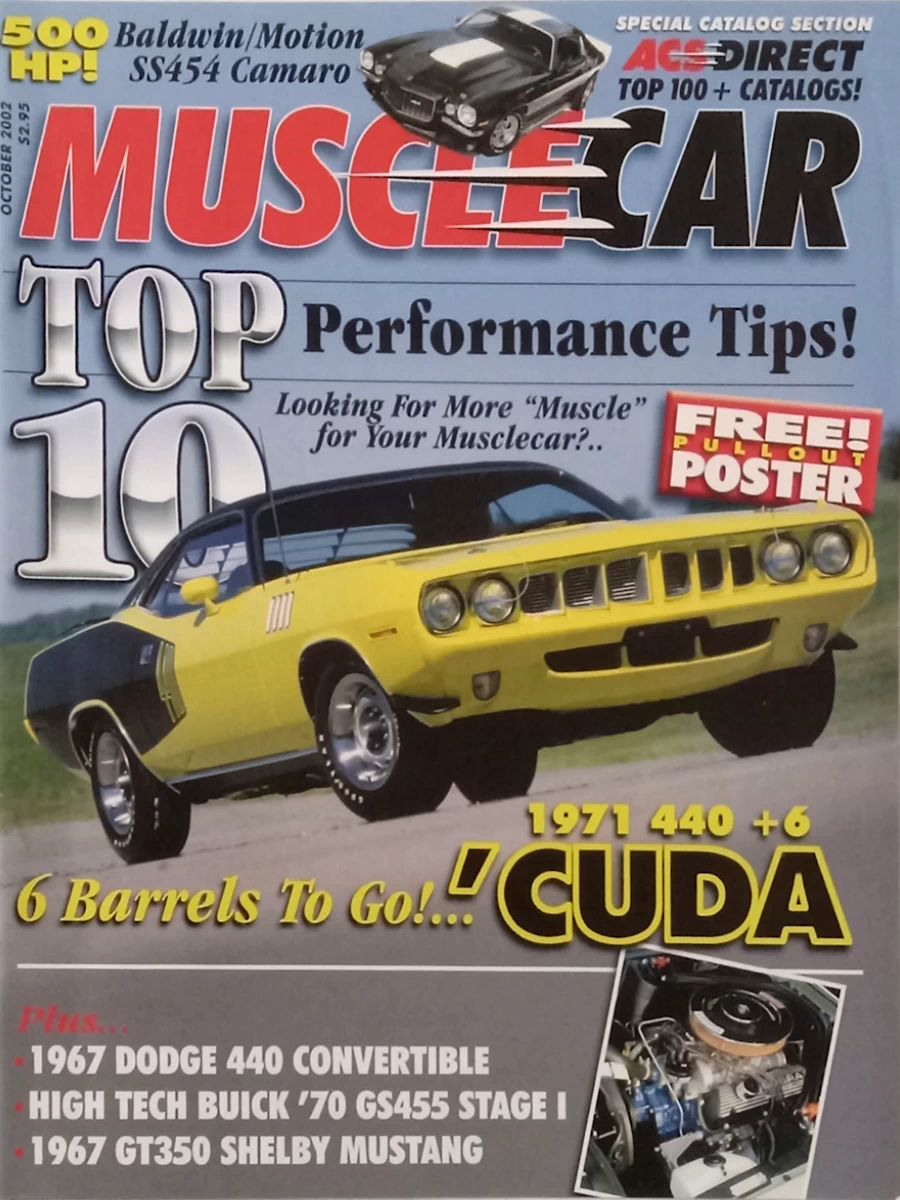 MuscleCar Oct October 2002