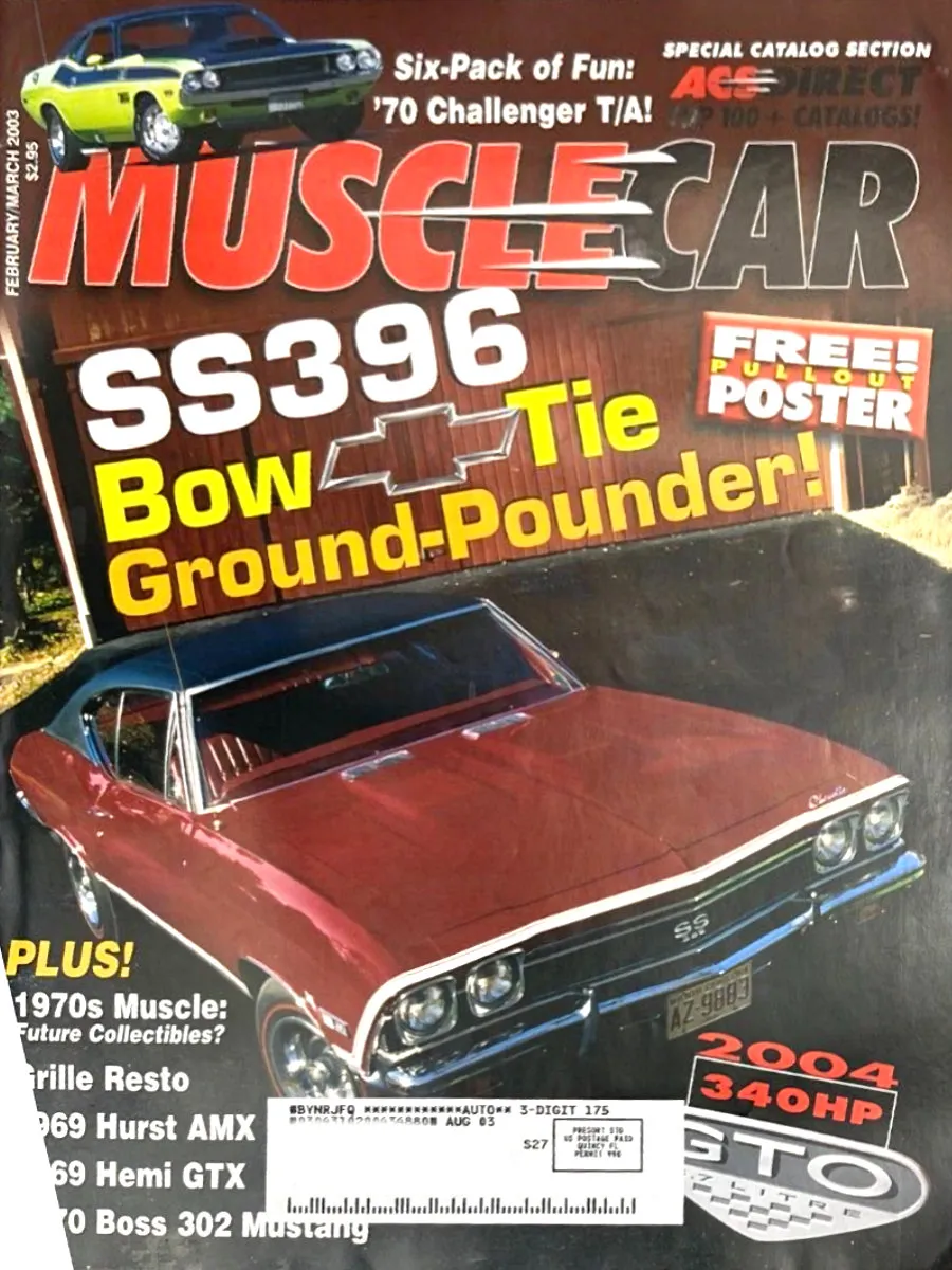 MuscleCar Feb February Mar March 2003