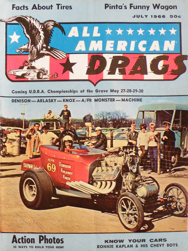 All American Drags Illustrated July 1966