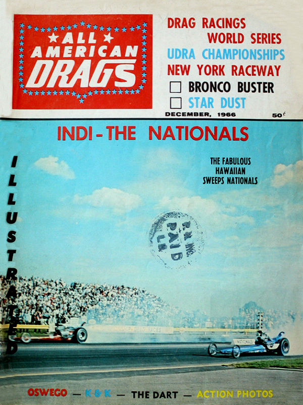 All American Drags Illustrated Dec December 1966