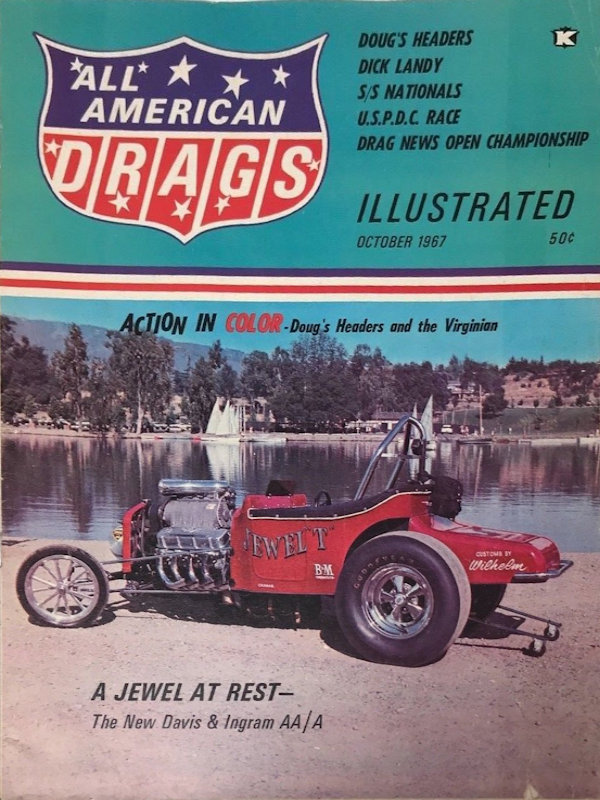 All American Drags Illustrated Oct October 1967