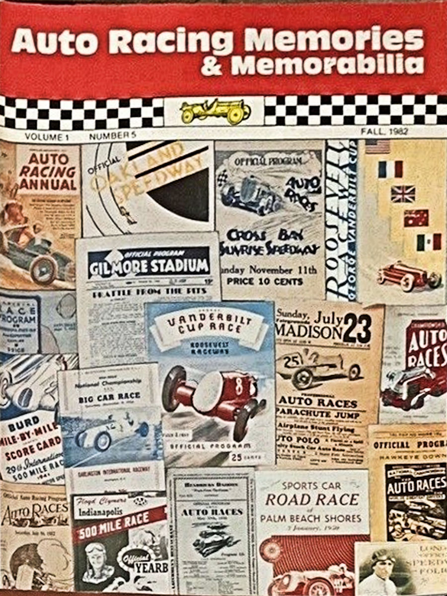 Auto Racing Memories Fall 1982 