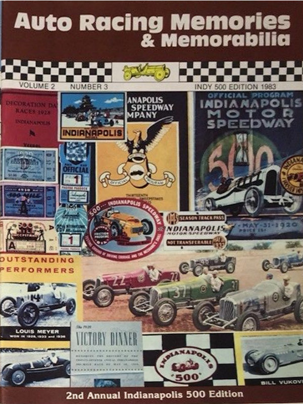 Auto Racing Memories Indy 500 1983 
