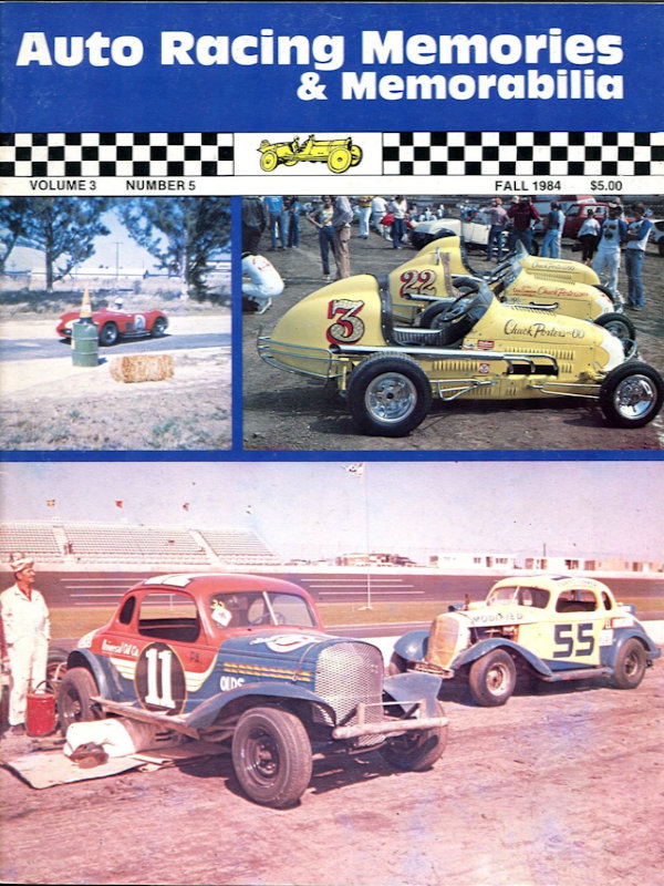 Auto Racing Memories Fall 1984 