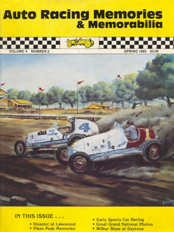Auto Racing Memories Spring 1985 