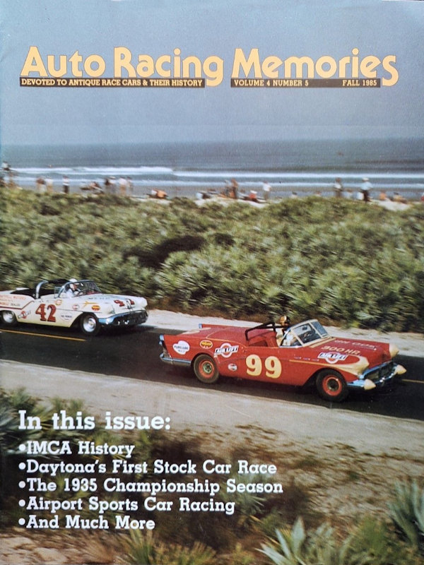 Auto Racing Memories Fall 1985 