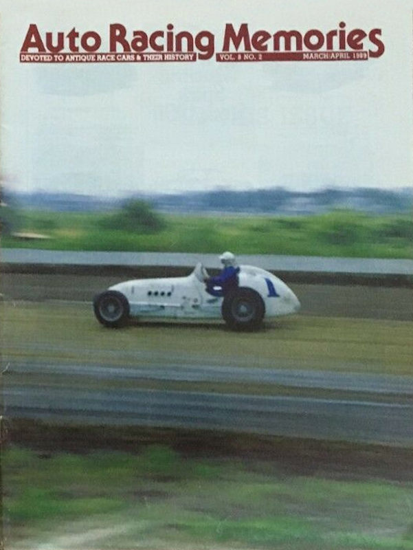 Auto Racing Memories March April 1989 