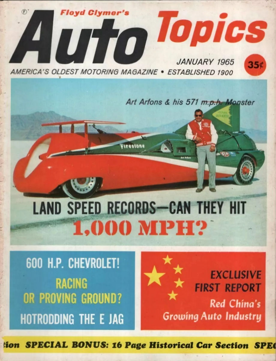 Auto Topics Jan January 1965